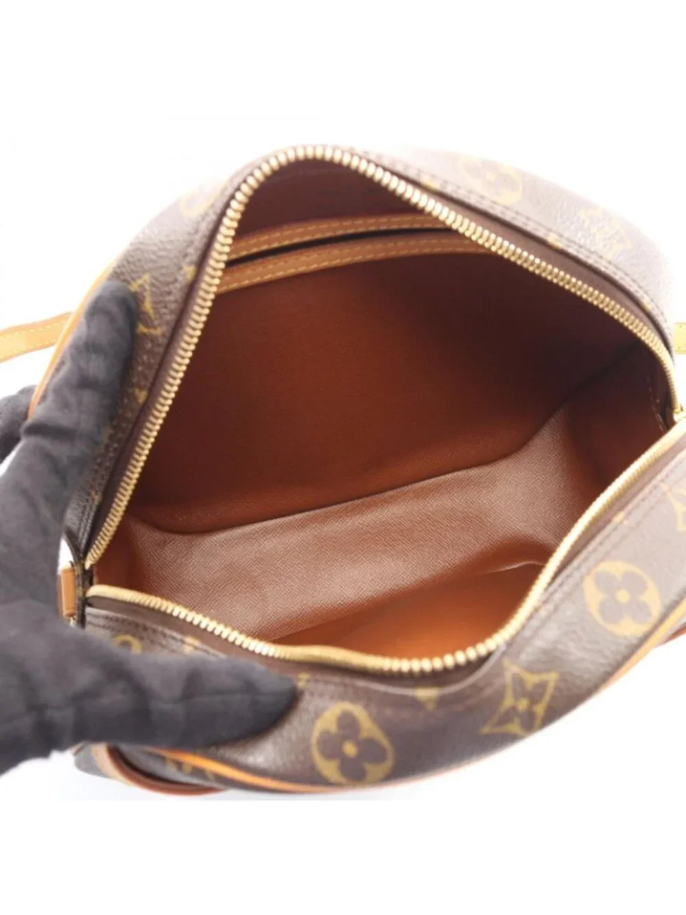 Louis Vuitton Shoulder Bag Monogram Canvas Leather